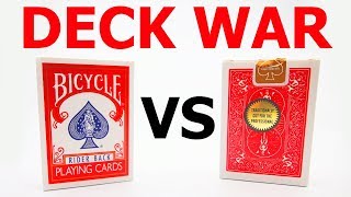 Deck War - Bicycle Rider Back VS Bicycle Gold Standard [HD]