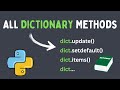 All Python Dictionary Methods in 14 Minutes