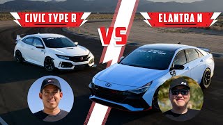 Epic Showdown: Honda Civic Type-R vs Hyundai Elantra N In An Intense Matchup! |