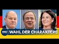 BUNDESTAGSWAHL 2021: Kanzlerkandidaten fahren im Wahlkampf auf