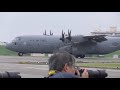 c 130 空挺降下　横田基地日米友好祭　2017　parachute drop