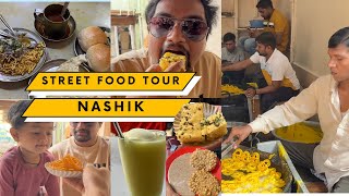 Nashik Street Food Tour|Best Misal Pav|Jalebi Dokhla|Sabudana Vada