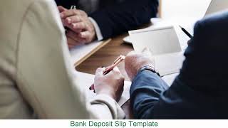 Bank Deposit Slip Template