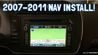 OEM Navigation Install in my 2008 Saab 9-3 Turbo X