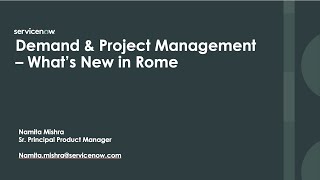 ITBM Office Hour 39 - Demand \u0026 Project Management: What's New in Rome