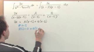 Integration by Partial Fractions in Calculus