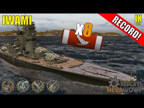 Battleship Iwami 8 Kills & 191k Damage | World Of Warships Gameplay ...