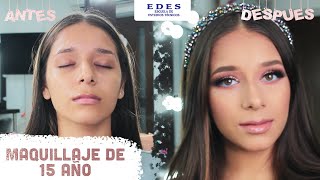 Cómo hacer Maquillaje De 15 Años 👑| FÁCIL y LINDO #EDES