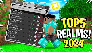 Top 5 Realms for Minecraft Bedrock 1.21 (MCPE)