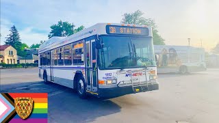 NFTA Metro Buses At University