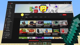 YouTube deleted my channel, so I coded it into Minecraft.