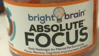 BRIGHT BRAIN ABSOLUTE FOCUS | NOOTROPIC OVERVIEW