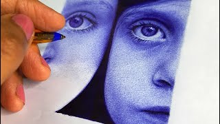 How to draw child face using ballpoint pen - coming next