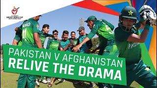ICC U19 CWC: Relive Pakistan's quarter-final win over Afghanistan