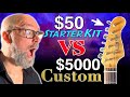 $50 Starter Kit Vs $5,000 Custom Guitar