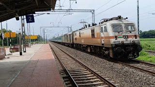 🔥 130 Kmph Super Fast Train Speeding At High Speed Route | Indian Railways Train Speed Test