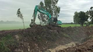 หจก. คู่สกุลขนส่ง ลอกคลองน้ำป่า Kobelco sk200-8Sxm(2)