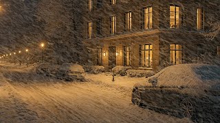 Howling Wind & Blowing Snow | Deep Relaxation and Stress Relief from Blizzard Winds