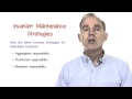 Invariant Maintenance Strategies