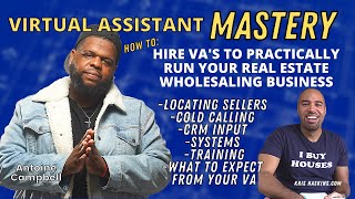 How to hire Virtual Assistants-real estate wholesaling business