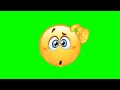 confused emoji green screen with sound effect hd emoji viral greenscreen 4k