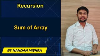 Recursion -4 Sum of Array | GeeksforGeeks Problem Solution using Recursion (Step by Step)