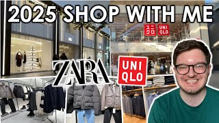 ZARA AND UNI QLO SHOP WITH ME FOR WINTER 2025 | men's clothing UK