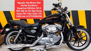 [ĐÃ BÁN] Harley Superlow 883 ABS 2014 bản Mỹ đẹp keng HQCN odo 4k - Chỉ 248 triệu - Lh 0703086286