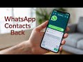 How To Fix Contacts Not Showing On WhatsApp (2025 Update)