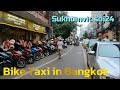[4K] Sukhumvit Soi Bike Taxi in Bangkok