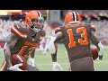 MADDEN 20 GAMEPLAY! ODELL BECKHAM GOES OFF WITH THE BROWNS!