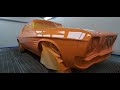 mmc automotive spray painting 1971 hq gts monaro coupe in lone oranger