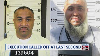 Carruthers' execution called off at last second