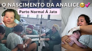 ANALICE WAS BORN 🥹💕 / MY NORMAL JET BIRTH IN 3:30 🕞 WITHOUT ANALGESIA, REAL SCENES THROUGH THE SUS