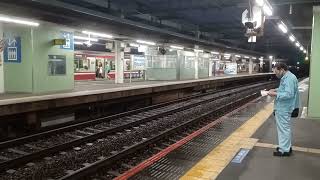 京急600形605編成71H特急三崎口行き八広駅(KS47)高速通過