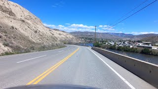 Driving to Ashcroft Village \u0026 Cache Creek Canada. British Columbia Highway 1. Thompson-Okanagan Area