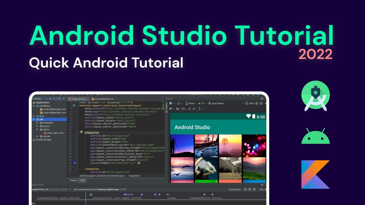 Android Studio Tutorial For Beginners 2022 | Step By Step Guide - YouTube