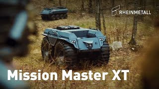 Rheinmetall Mission Master XT | New Autonomous Unmanned Ground Vehicle