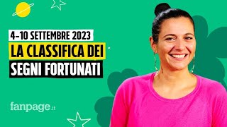 Oroscopo, la classifica dei segni più fortunati della settimana dal 4 al 10 settembre 2023