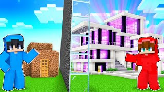 Tofi vs Moni vs Lia: EN PAHALI Minecraft VİLLA Evi Yapı Kapışması!