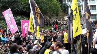 6-3-2011驚蟄創世紀，全城打小人 大行動 (3)人民力量展力量皇后大道中靜坐