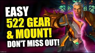 DO THIS NOW! Get EASY 515/522 Gear & Rare Mounts! WoW Dragonflight | Timewalking