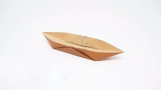 折纸王子教你折纸独木舟，可以漂在水上的，一学就会 origami easy tutorial 折り紙 簡単教程