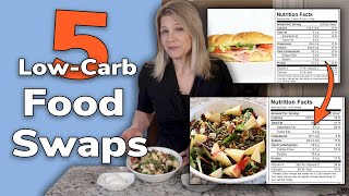 5 Low Carb Food Swaps - Cut 100+ Carbs a Day