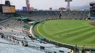 良い天気♪ 20220619　開門しました！　12時00分開場@阪神甲子園球場･ﾚﾌﾄ外野