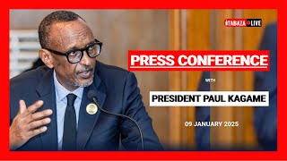 🔴 LIVE: Press Conference - Ikiganiro Hagati y'Abanyamakuru na Perezida Paul Kagame | 09 January 2025