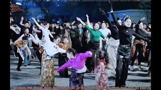 熱鬧的錦外中心-卓熱查姆-藏族舞-鍋莊舞舞會Lively Jinwai Center-Zhuo Rechamu-Tibetan Dance-Guozhuang Dance