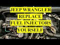 Fuel Injectors Replacement on Jeep Wrangler JK 2007-2011 - Watch How I Do It