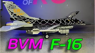 Unleashing the Power: The Epic Build of BVM 1/5 Scale F-16 RC Jet