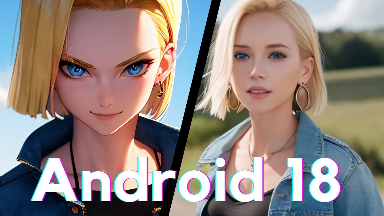 Android 18 Cosplay Dragon Ball Ai Art Youtube